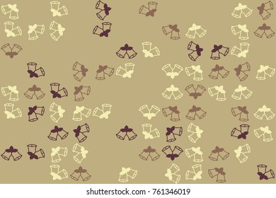 Christmas pattern with beautiful colored elements