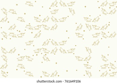 Christmas pattern with beautiful colored elements