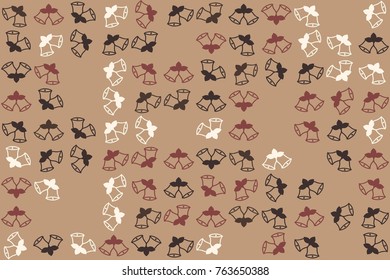 Christmas pattern with beautiful colored elements