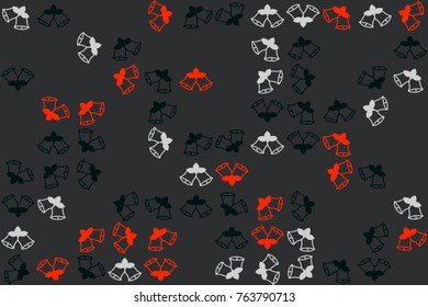 Christmas pattern with beautiful colored elements