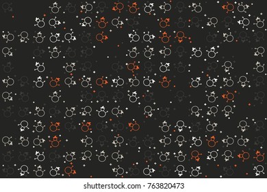 Christmas pattern with beautiful colored elements