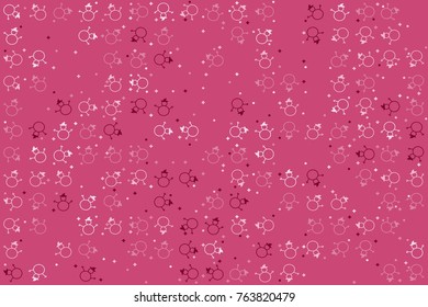 Christmas pattern with beautiful colored elements