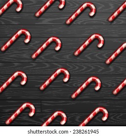 Christmas  pattern christmas candies background 