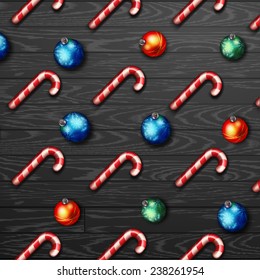 Christmas  pattern christmas candies background 