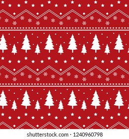 christmas pattern classic vector