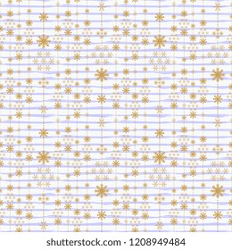 Christmas pattern with crystal stripes seamless. Vector illustration for fashion wrapping and textile print.