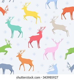 Christmas pattern with deers