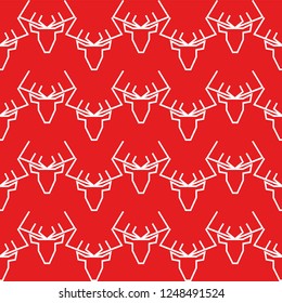 Christmas pattern with Deers. Christmas Geometric seamless texture. Background with Deers. Trendy design for Christmas decoration, textile, prints, digital, fabric
