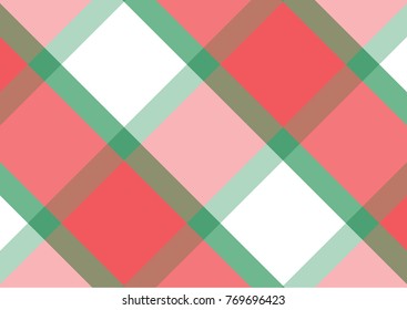 Christmas Pattern Design, Christmas tartan vector patterns in green, red colors. Texture from rhombus/squares for - plaid, tablecloths, clothes, shirts, dresses, paper, and other textile products.