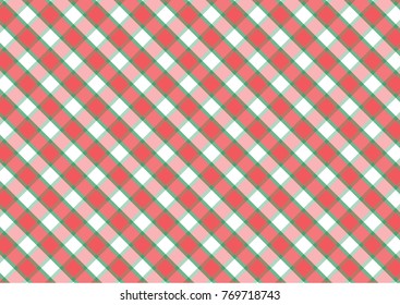 Christmas Pattern Design, Christmas tartan vector patterns in green, red colors. Texture from rhombus/squares for - plaid, tablecloths, clothes, shirts, dresses, paper, and other textile products.