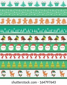 christmas pattern design. vector illustration