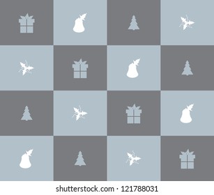 Christmas pattern in editable vector format