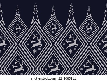 Christmas pattern fabric. New design. Cute pattern.