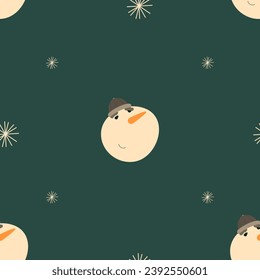 
Christmas pattern for festive decoration. Gift wrapping paper. Flat vector illustration.