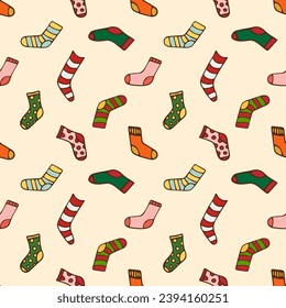 christmas pattern gift new year socks