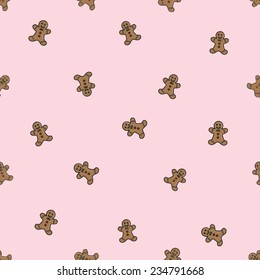 Christmas Pattern Gingerbread 