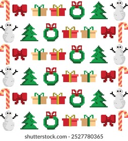 christmas pattern with knite style