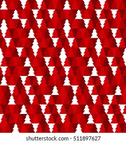 Christmas pattern. Merry Christmas and Happy New Year! White and red seamless backgrounds, patterns, wallpapers with traditional holiday symbol. Vector illustration. Set.
