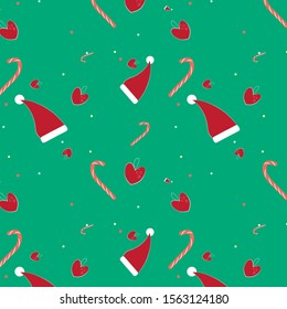 Christmas pattern. New year 2020