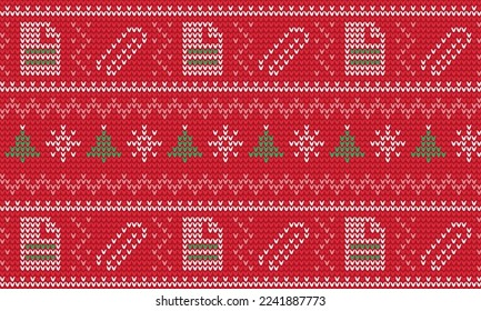 Patrón de Navidad Fondo nórdico Norte