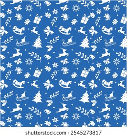 Padrão de Natal sobre os vários tipos de fundo. Use para maquete Canvas, papel de parede, t shirt
