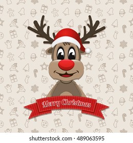 christmas pattern ornament background