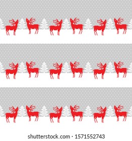 Christmas pattern pixel vector illustration