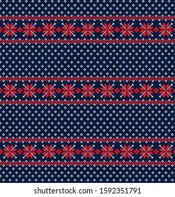 Christmas pattern pixel vector illustration