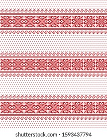 Christmas pattern pixel vector illustration