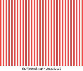 Christmas pattern with red vertical lines, modern wallpaper, Christmas card, design for holidays decoration, wrapping paper, print, fabric or textile, vector illustration