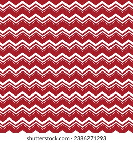 Patrón navideño en colores rojo y blanco. Ideal para el embalaje de vacaciones, cubierta, tela. Vector.