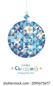 Christmas pattern in scandinavian style