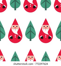 Christmas Pattern, Seamless Background.
