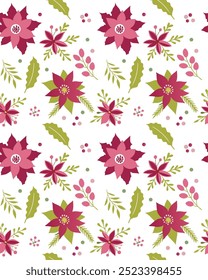 christmas pattern, seamless pattern for decorating all fashion designs, fabrics, wallpapers and prints