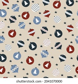 christmas pattern seamless happy new year