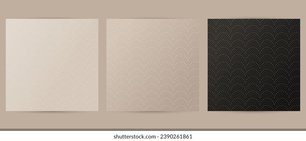 Patrón navideño repitiendo fondo sin fisuras, línea lujosa simple textura de onda geométrica, arte indio islámico japonés abstracto demócrata damsk Victoriano patrón