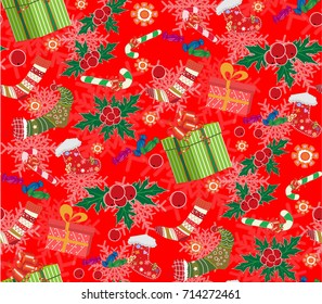 christmas pattern seamless vectors