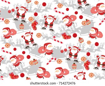 christmas pattern seamless vectors