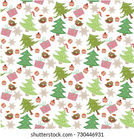 christmas pattern seamless vectors