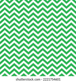 Christmas pattern. Seamless Xmas background. New year wrapping paper. Holiday geometric texture with green and white zigzag ornament. Set festive textile prints. Vector illustration