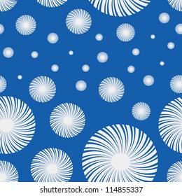  Christmas pattern with snow, vector.