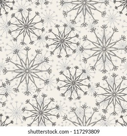 christmas pattern snowflake background