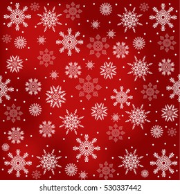 Christmas pattern snowflake background