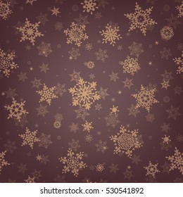 Christmas pattern snowflake background. EPS 10 vector file included