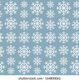 christmas pattern with snowflakes