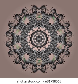 Christmas pattern with snowflakes abstract background. Background. Holiday design for Christmas and New Year fashion prints. Snowflakes. Vector illustration.