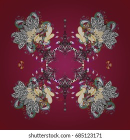 Christmas pattern with snowflakes abstract background. Holiday design for Christmas and New Year fashion prints. Background. Vector illustration. Snowflakes.