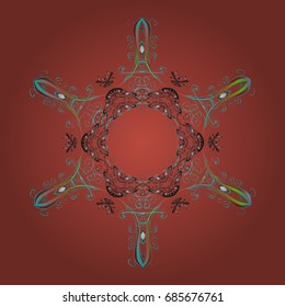 Christmas pattern with snowflakes abstract background. Snowflakes. Vector illustration.