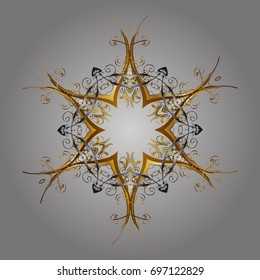 Christmas pattern with snowflakes abstract background. Holiday design for Christmas and New Year fashion prints. Vector illustration. Snowflakes. Background.