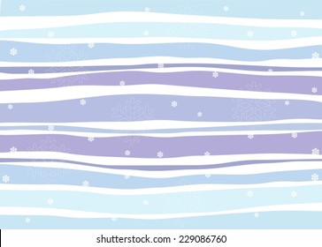 Christmas pattern with snowflakes in blue and violet spectrum